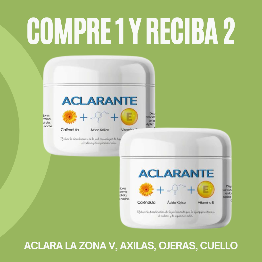 Crema Aclarante™ 60g (COMPRE 1 y RECIBA 2)